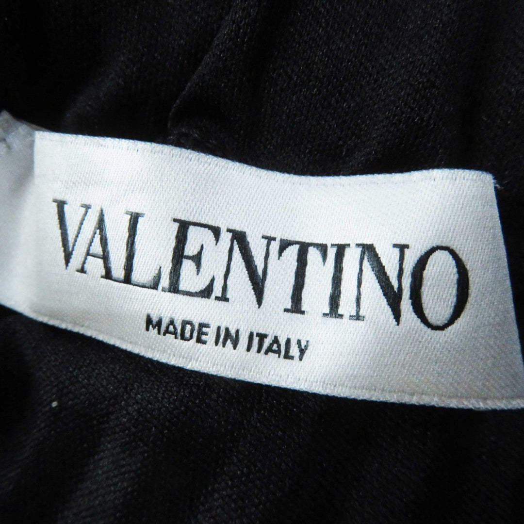 VALENTINO Pleated skirt SB3MD00Y4TJ Outer material: Polyester 100% black Women M Used Authentic