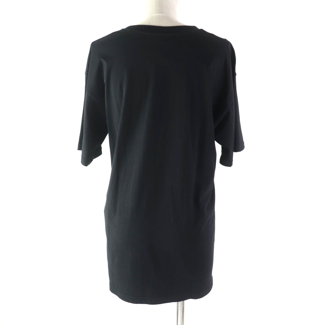MOSCHINO Short sleeve T-shirt 191E A07020540 Main: 100% cotton black Women XS Used Authentic