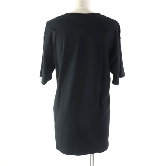 MOSCHINO Short sleeve T-shirt 191E A07020540 Main: 100% cotton black Women XS Used Authentic