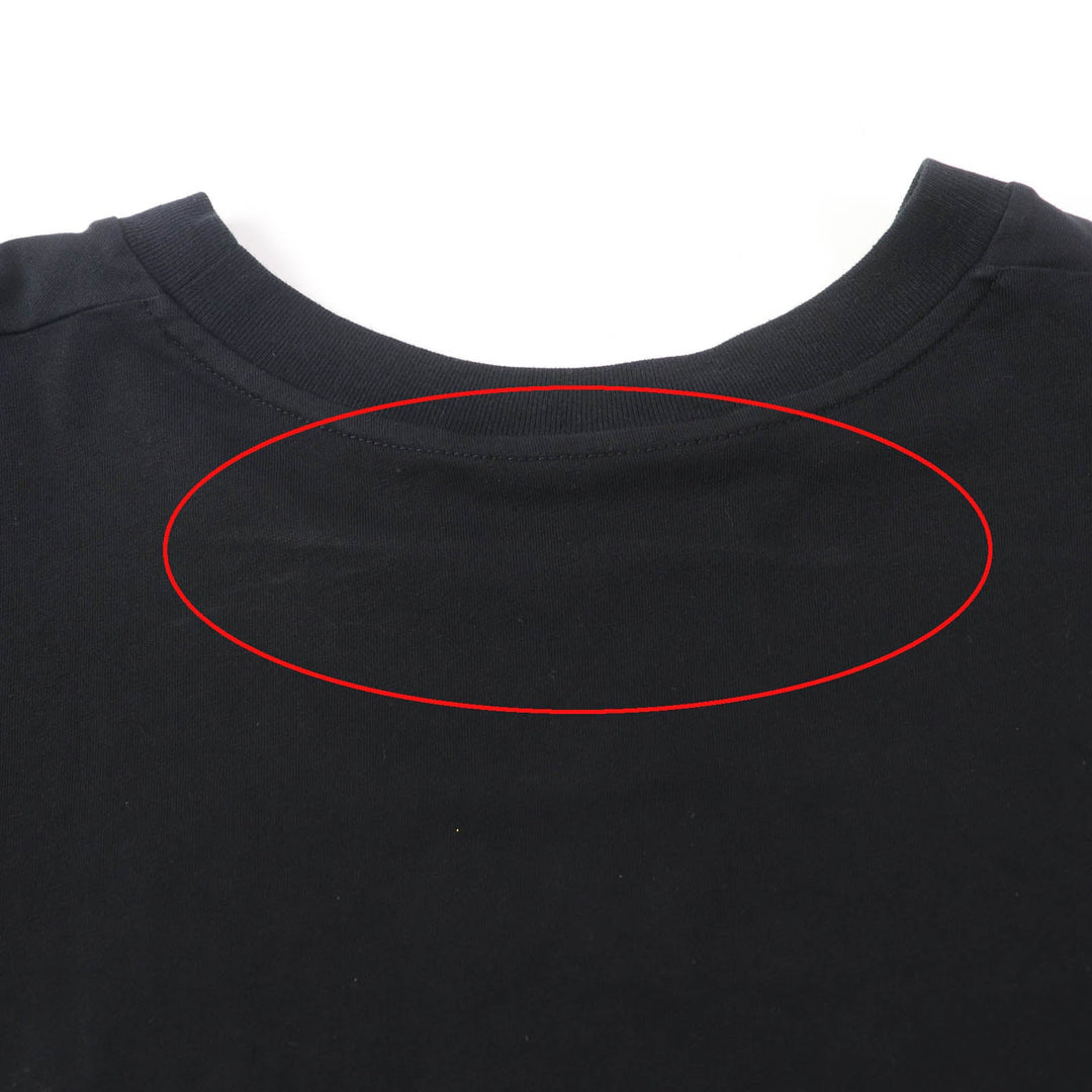 MOSCHINO Short sleeve T-shirt 191E A07020540 Main: 100% cotton black Women XS Used Authentic