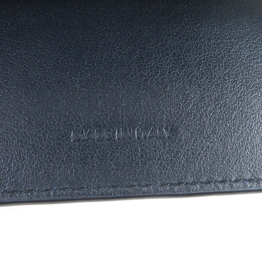 CELINE Tri-fold wallet 10E603BEL Main: Leather Navy Folded compact wallet mens Used Authentic