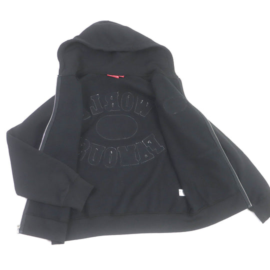 Supreme Hoodie Main: 100% cotton black World Famous Zip Up Hooded Sweatshirt mens M Used Authentic