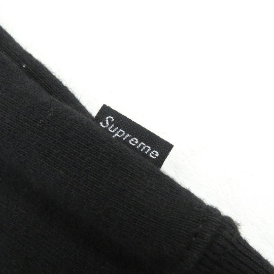 Supreme Hoodie Main: 100% cotton black World Famous Zip Up Hooded Sweatshirt mens M Used Authentic