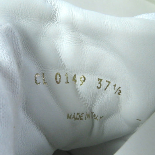 LOUIS VUITTON High cut sneakers Main: Leather white Stellar Line Women 37.5 Used Authentic