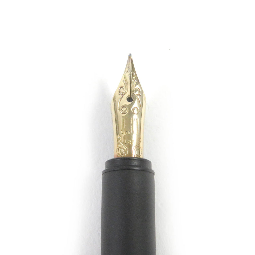 Dunhill fountain pen Pen point: K14 gold mens Used Authentic