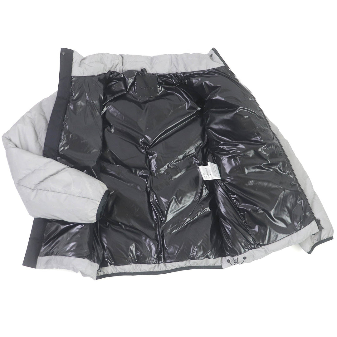 MONCLER Down jacket Outer: 100% polyester, Lining: 100% nylon, Filling: 90% down, Filling: 10% feather Silver TAKAO GIUBBOTTO mens zero size Used Authentic