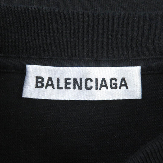 BALENCIAGA Short sleeve T-shirt 620941 Main: 100% cotton black mens XS Used Authentic