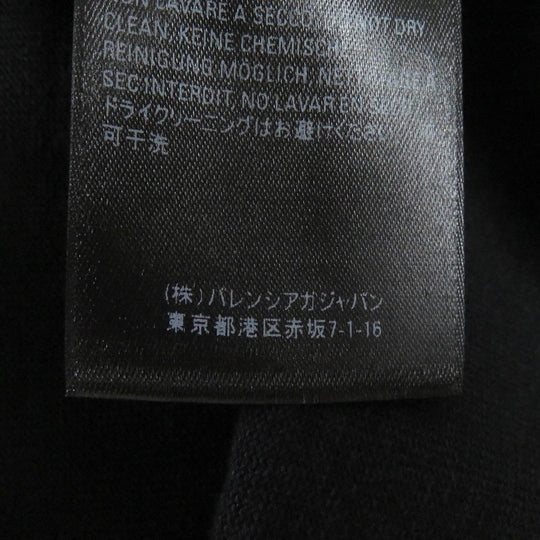 BALENCIAGA Short sleeve T-shirt 620941 Main: 100% cotton black mens XS Used Authentic