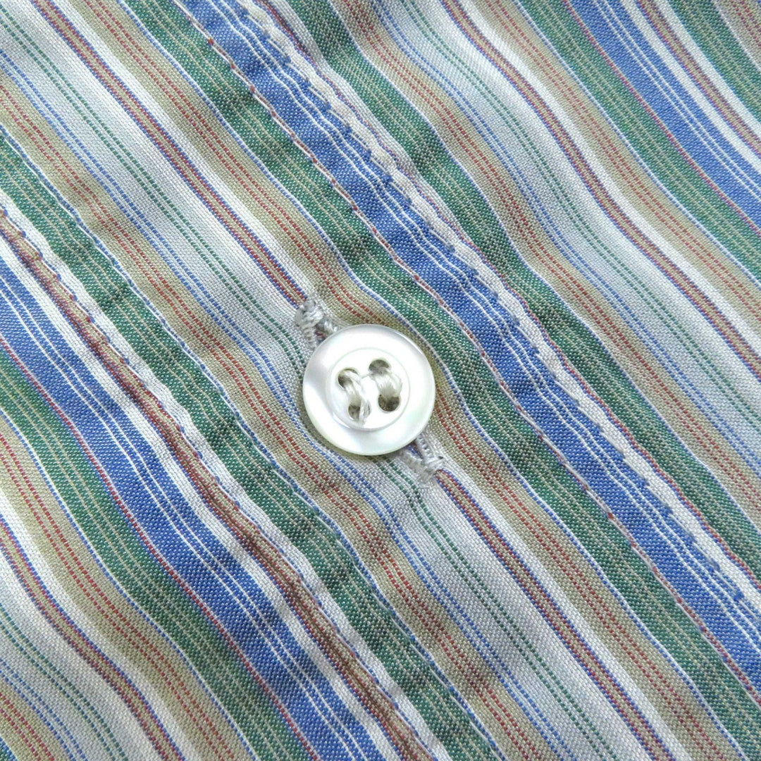 CELINE Long sleeve shirt Main: 100% silk multicolor Women 38 Used Authentic