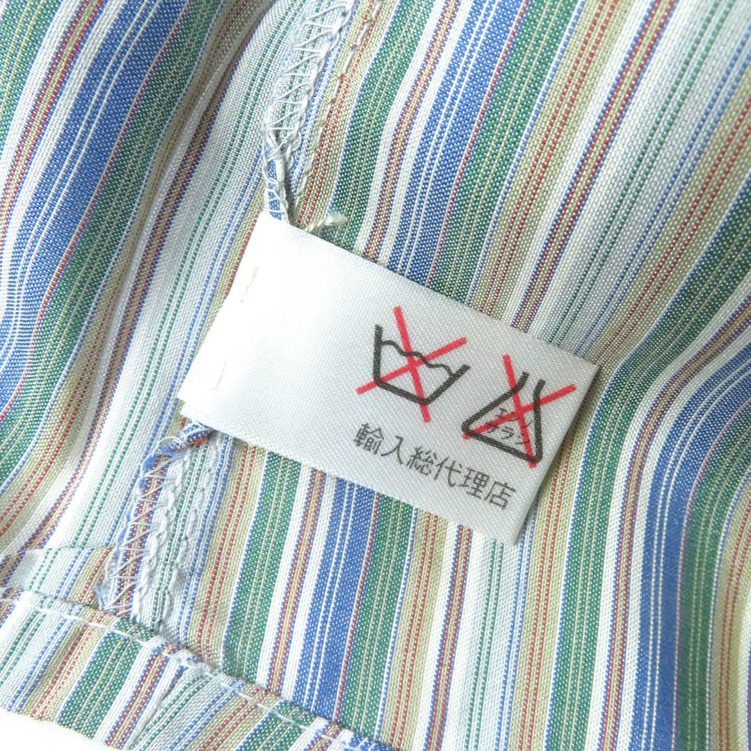 CELINE Long sleeve shirt Main: 100% silk multicolor Women 38 Used Authentic