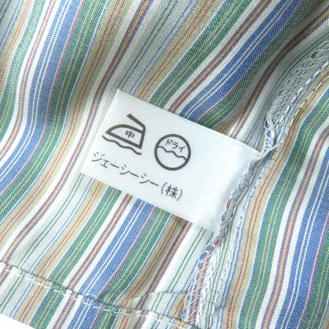 CELINE Long sleeve shirt Main: 100% silk multicolor Women 38 Used Authentic