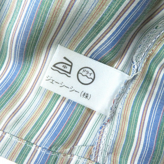 CELINE Long sleeve shirt Main: 100% silk multicolor Women 38 Used Authentic