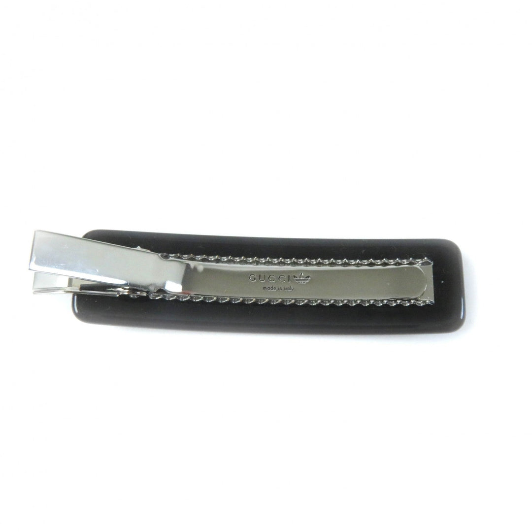 GUCCI hair accessory 702940 plastic black Adidas collaboration hair clip