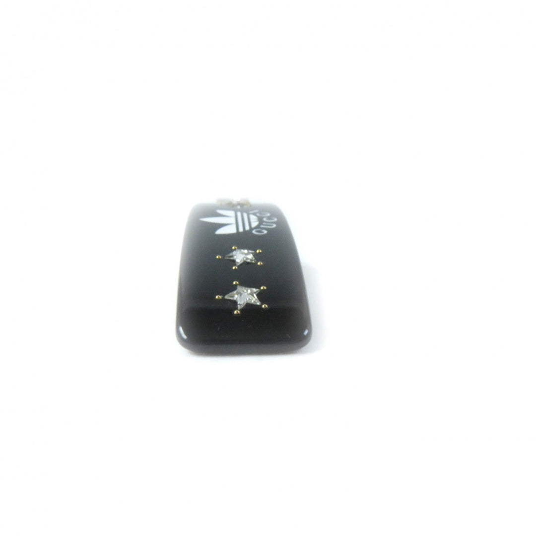 GUCCI hair accessory 702940 plastic black Adidas collaboration hair clip
