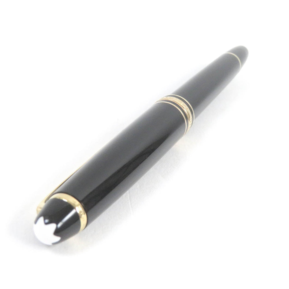 MONTBLANC fountain pen Pen point: K14 Black gold mens Used Authentic