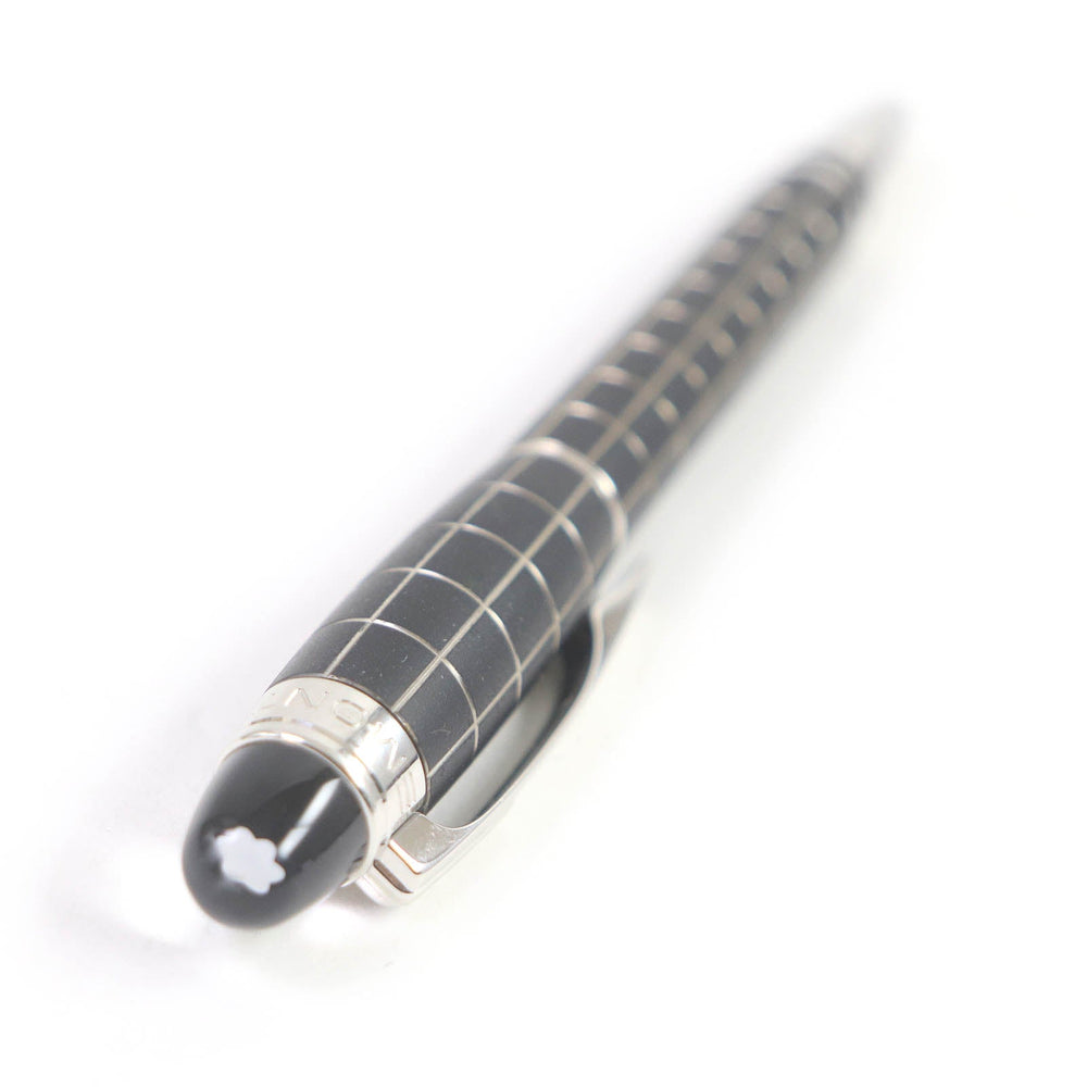 MONTBLANC fountain pen Pen point: K14 Black Silver mens Used Authentic