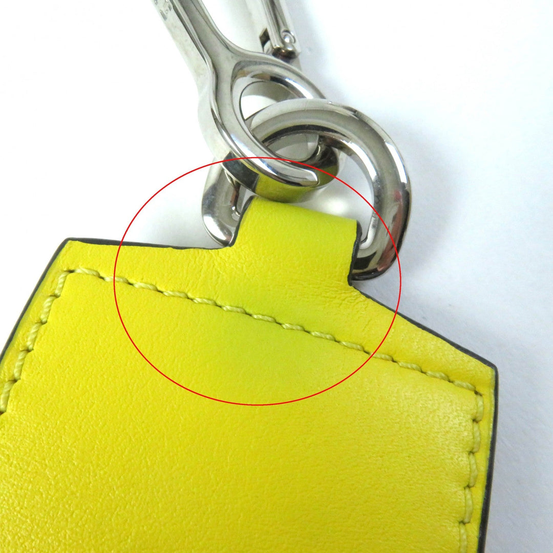 LOEWE Shoulder strap Main: Leather yellow Women Used Authentic
