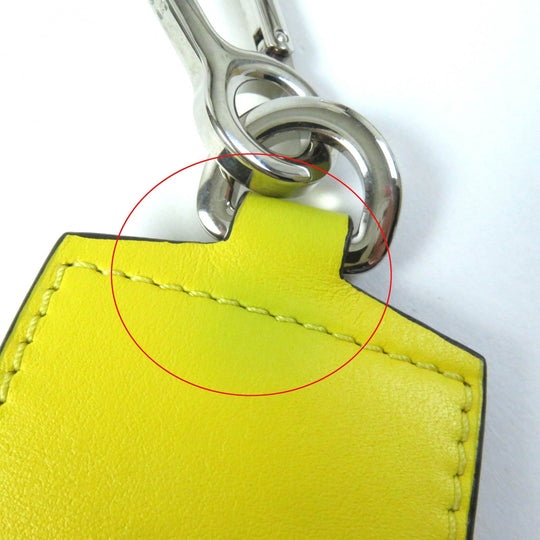LOEWE Shoulder strap Main: Leather yellow Women Used Authentic