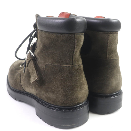 HERMES boots Main: Suede Khaki type hiking mens 40 Used Authentic