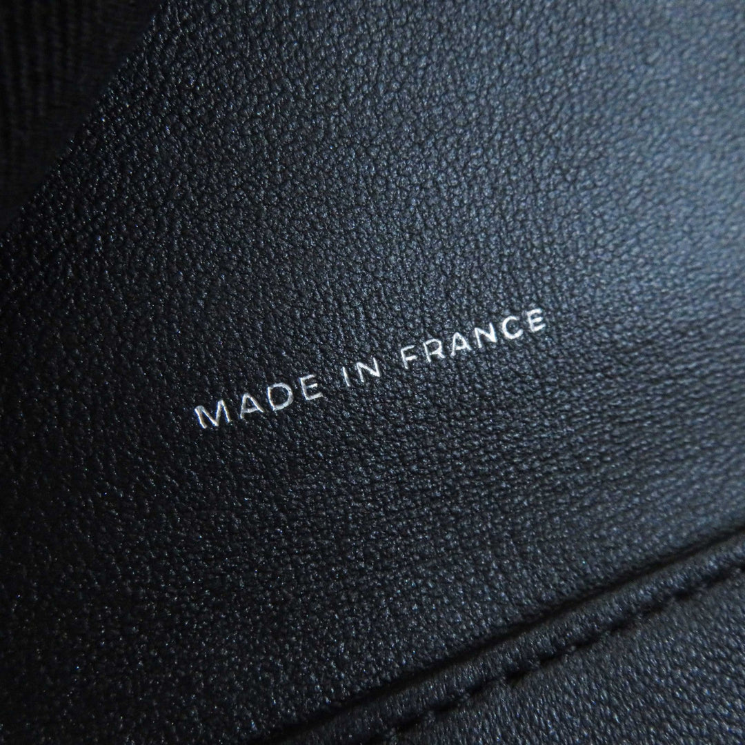 CHANEL Tri-fold wallet AP0231 Main: Leather black Timeless Classic Small Flap Wallet Women Used Authentic