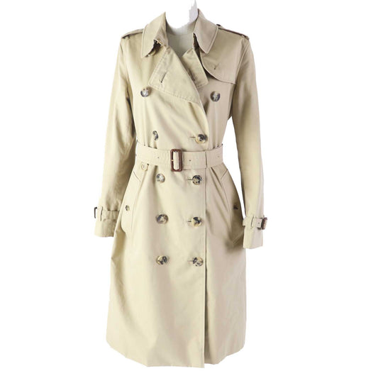 BURBERRY trench coat Outer: 100% cotton, Lining: 100% cotton, Sleeve lining: 100% rayon beige THE KENSINGTON Women 38 Used Authentic