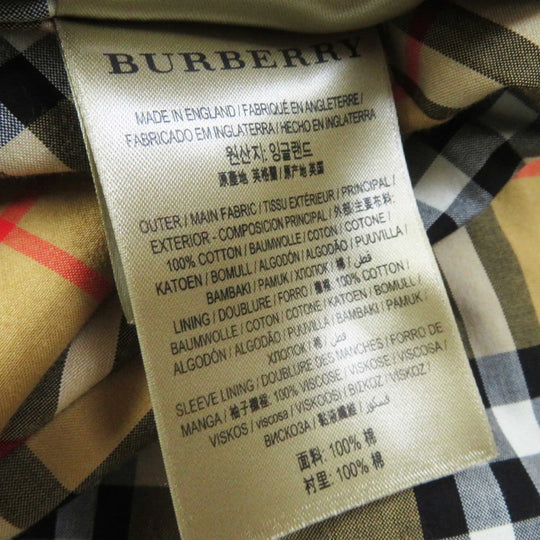 BURBERRY trench coat Outer: 100% cotton, Lining: 100% cotton, Sleeve lining: 100% rayon beige THE KENSINGTON Women 38 Used Authentic