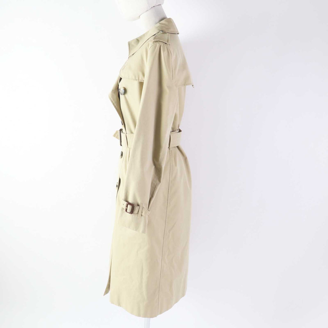 BURBERRY trench coat Outer: 100% cotton, Lining: 100% cotton, Sleeve lining: 100% rayon beige THE KENSINGTON Women 38 Used Authentic