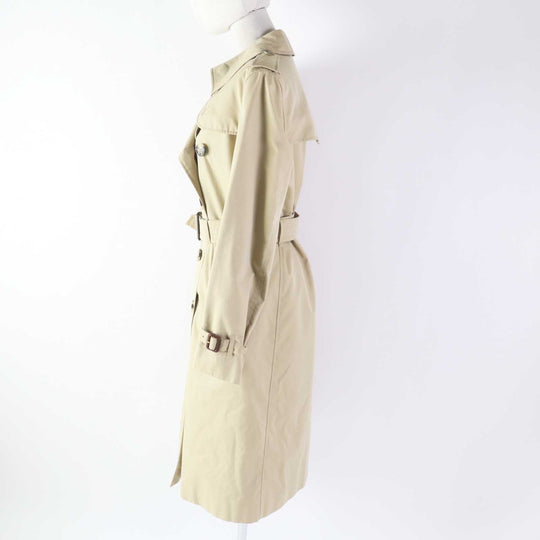 BURBERRY trench coat Outer: 100% cotton, Lining: 100% cotton, Sleeve lining: 100% rayon beige THE KENSINGTON Women 38 Used Authentic