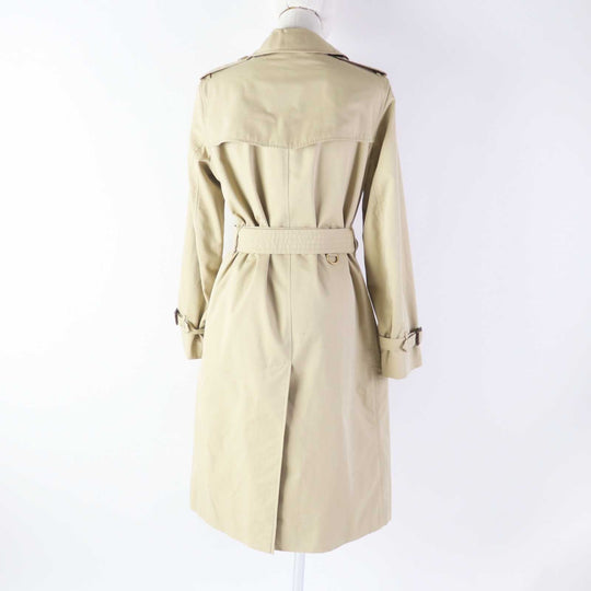 BURBERRY trench coat Outer: 100% cotton, Lining: 100% cotton, Sleeve lining: 100% rayon beige THE KENSINGTON Women 38 Used Authentic