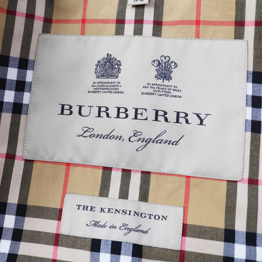 BURBERRY trench coat Outer: 100% cotton, Lining: 100% cotton, Sleeve lining: 100% rayon beige THE KENSINGTON Women 38 Used Authentic