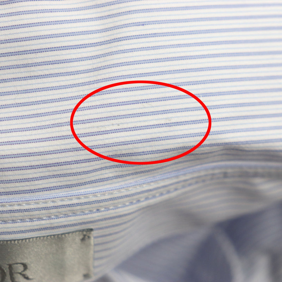 Dior HOMME Long sleeve shirt 113C528C5026 Main: 100% cotton blue mens 37 Used Authentic
