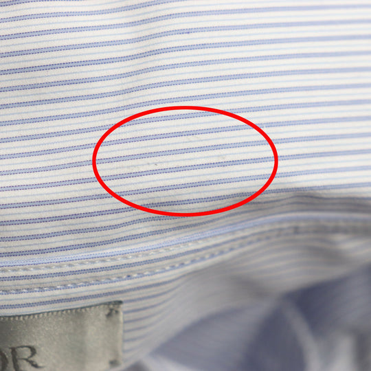 Dior HOMME Long sleeve shirt 113C528C5026 Main: 100% cotton blue mens 37 Used Authentic
