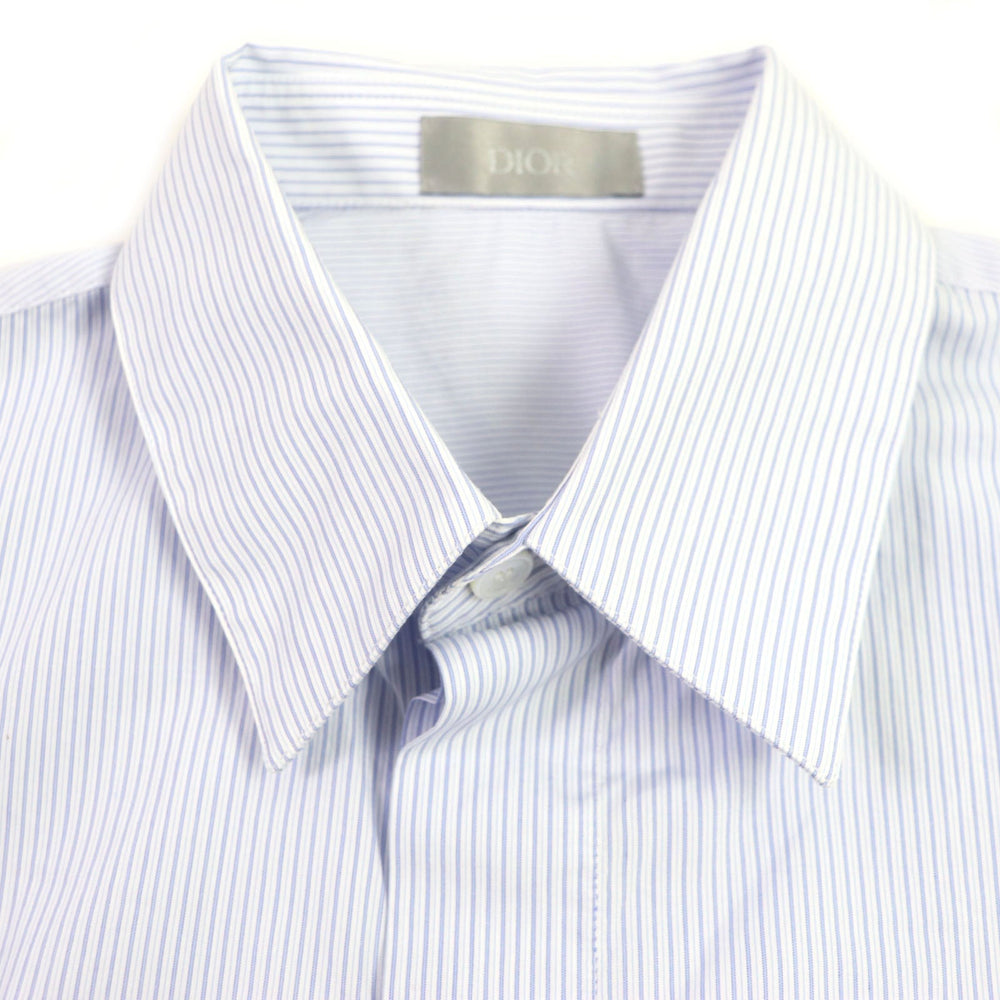 Dior HOMME Long sleeve shirt 113C528C5026 Main: 100% cotton blue mens 37 Used Authentic