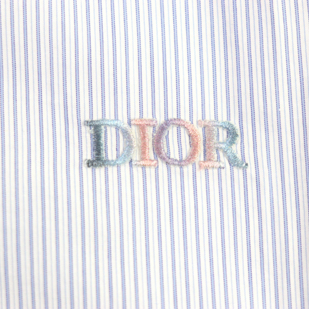 Dior HOMME Long sleeve shirt 113C528C5026 Main: 100% cotton blue mens 37 Used Authentic