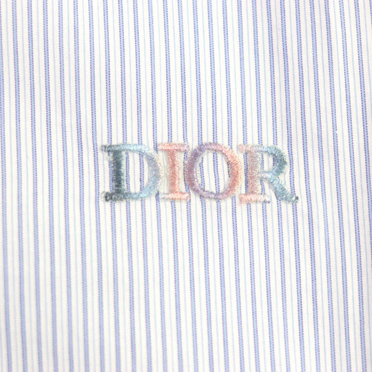 Dior HOMME Long sleeve shirt 113C528C5026 Main: 100% cotton blue mens 37 Used Authentic
