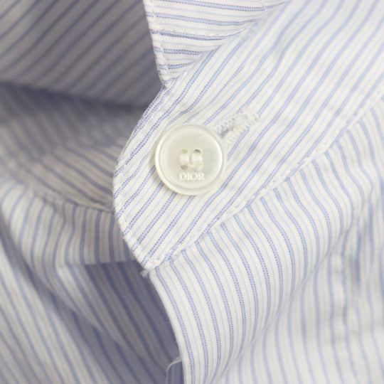 Dior HOMME Long sleeve shirt 113C528C5026 Main: 100% cotton blue mens 37 Used Authentic