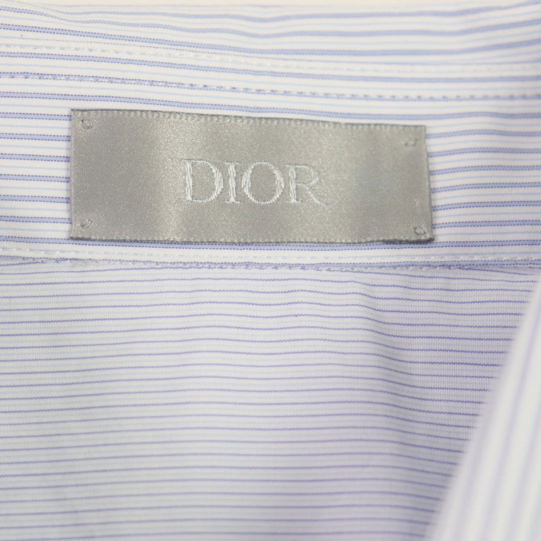 Dior HOMME Long sleeve shirt 113C528C5026 Main: 100% cotton blue mens 37 Used Authentic