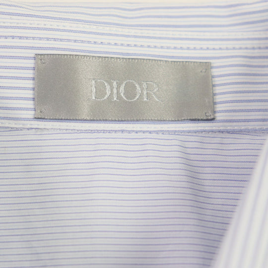 Dior HOMME Long sleeve shirt 113C528C5026 Main: 100% cotton blue mens 37 Used Authentic