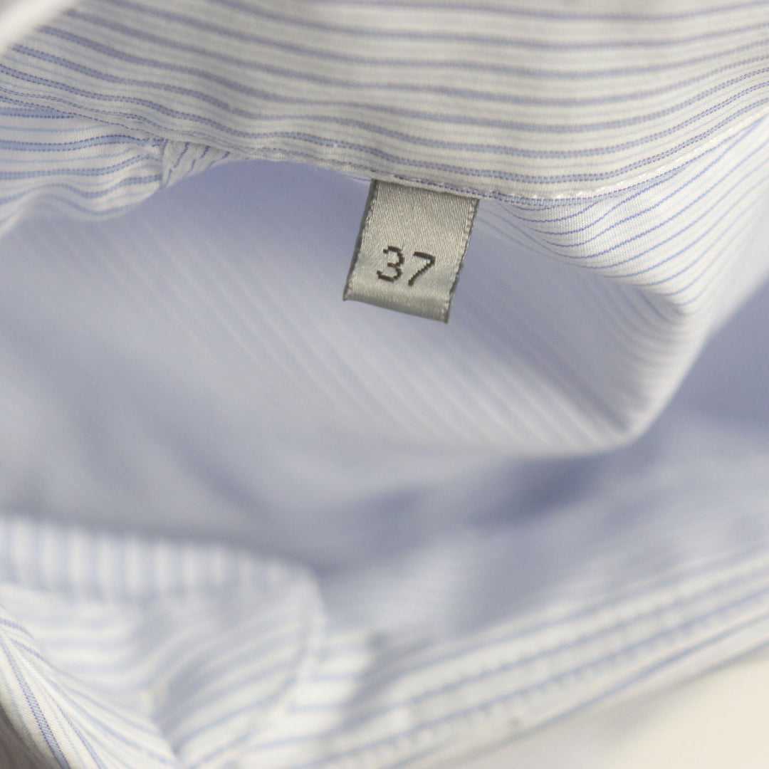 Dior HOMME Long sleeve shirt 113C528C5026 Main: 100% cotton blue mens 37 Used Authentic