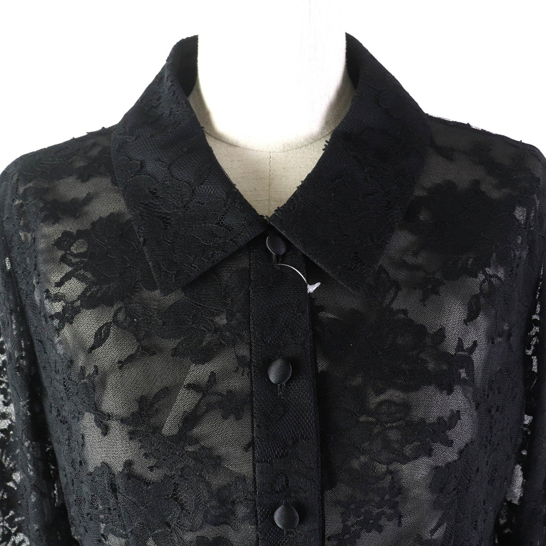 Rene Jacket 6111120 Main: 76% cotton, Main: 24% nylon, Other fabric: 100% silk, Tulle: 100% polyester, Ribbon tape: 100% polyester black Women 36 Used Authentic