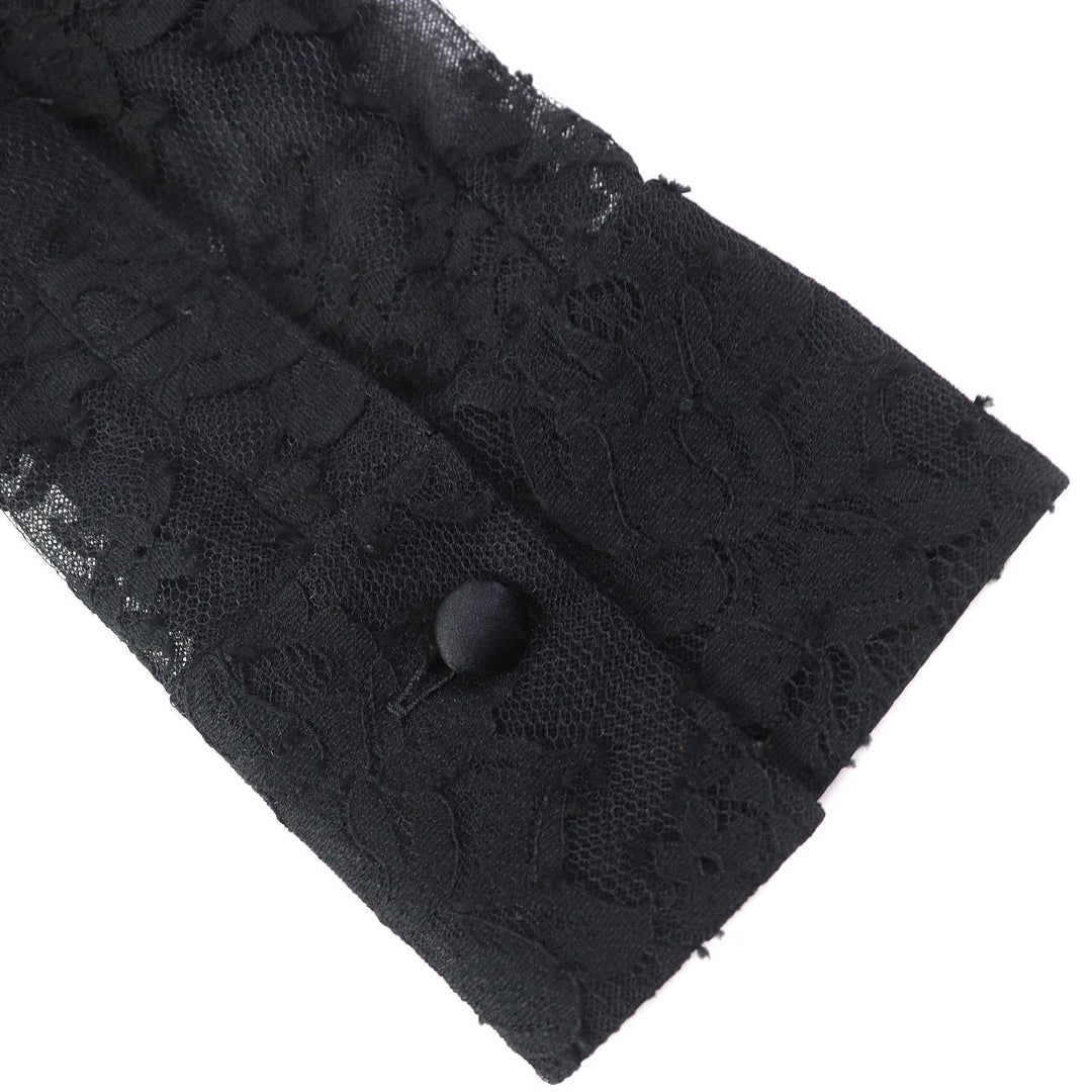Rene Jacket 6111120 Main: 76% cotton, Main: 24% nylon, Other fabric: 100% silk, Tulle: 100% polyester, Ribbon tape: 100% polyester black Women 36 Used Authentic