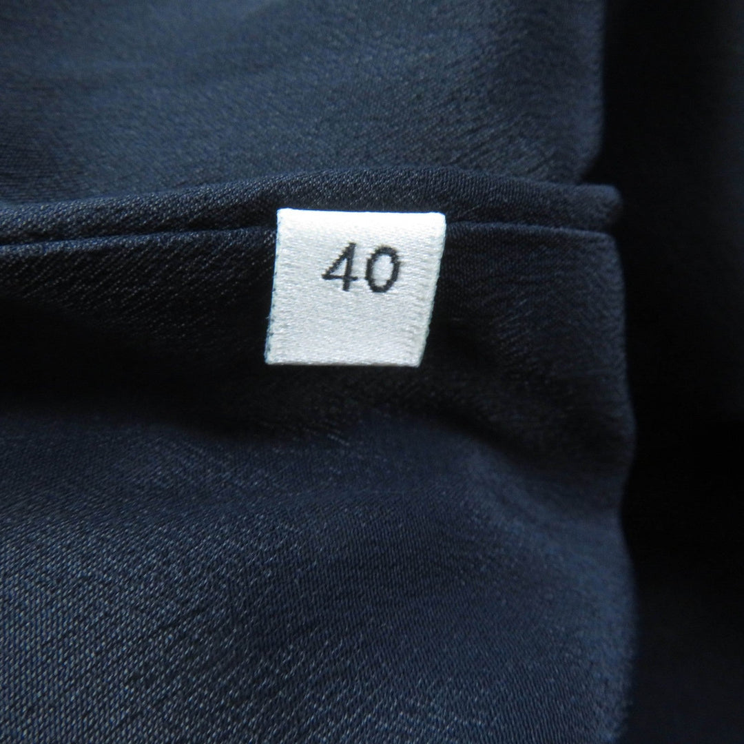 GUCCI one piece 523247 Outer: 60% cotton, Outer: 40% wool, Part: 100% polyester, Lining: , Lining: 71% acetate 29% silk Dark navy Women 40 Used Authentic