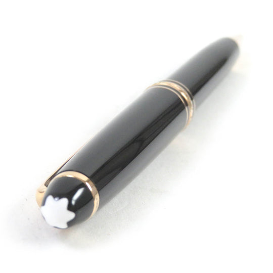MONTBLANC Ballpoint pen Resin, Gold Plated black mens Used Authentic