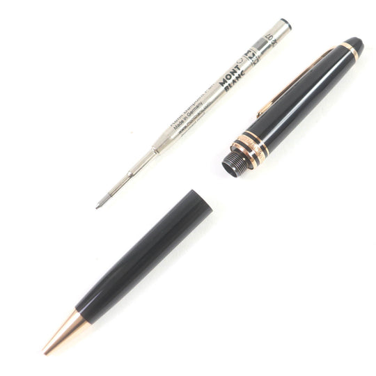 MONTBLANC Ballpoint pen Resin, Gold Plated black mens Used Authentic