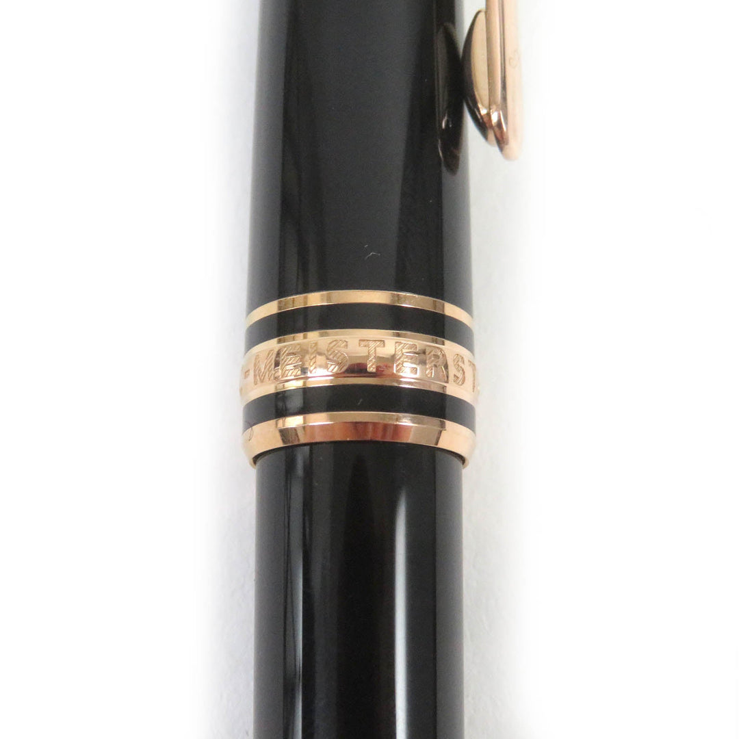 MONTBLANC Ballpoint pen Resin, Gold Plated black mens Used Authentic
