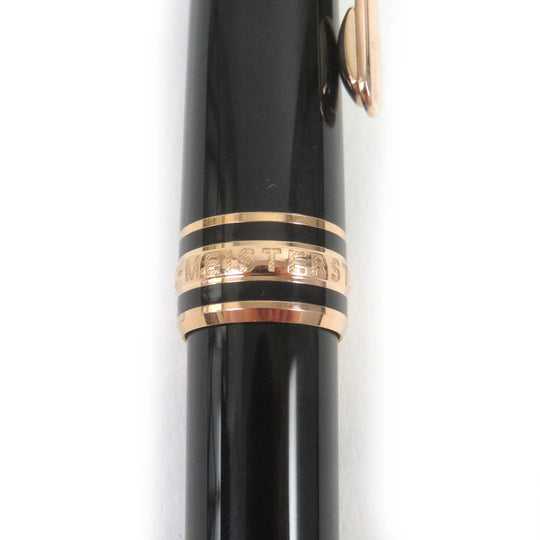 MONTBLANC Ballpoint pen Resin, Gold Plated black mens Used Authentic