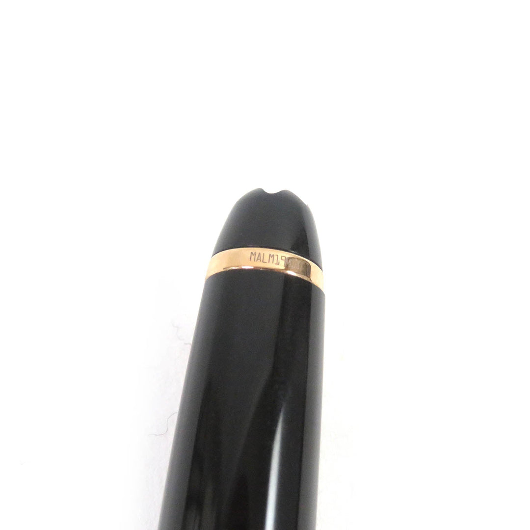 MONTBLANC Ballpoint pen Resin, Gold Plated black mens Used Authentic