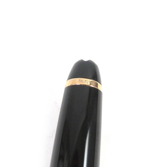 MONTBLANC Ballpoint pen Resin, Gold Plated black mens Used Authentic
