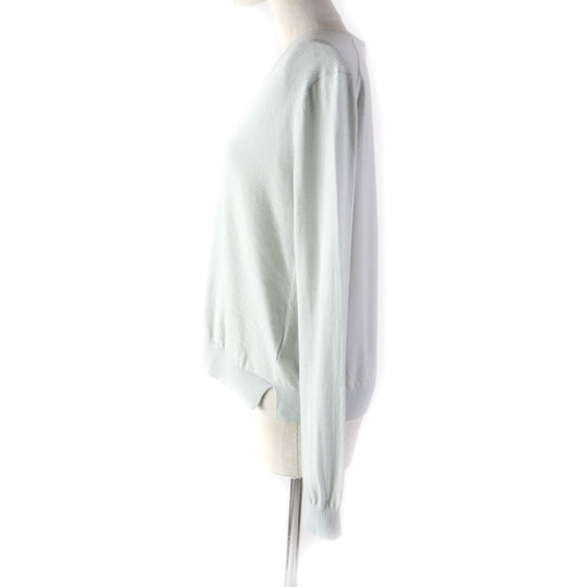 Loro Piana cardigan FAL2551 Main: 100% cashmere Light blue Women 40 Used Authentic