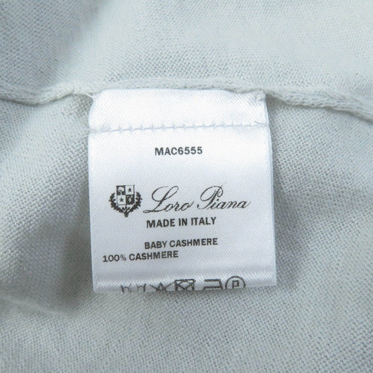 Loro Piana cardigan FAL2551 Main: 100% cashmere Light blue Women 40 Used Authentic